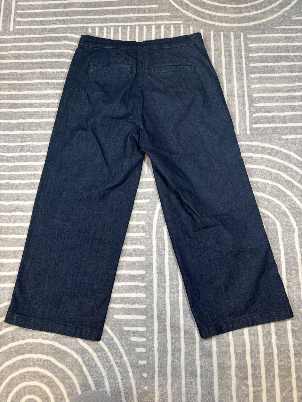 J. Crew Jeans, Rayner Wide-Leg Denim, Crop, W30, 30x24, Trouser Jeans - Picture 4 of 7